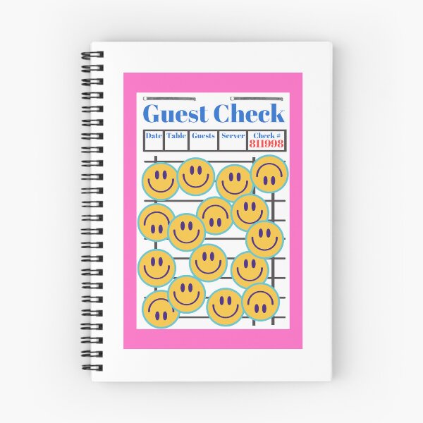 Item preview, Smiley Guest Check designed and sold by JSK811.