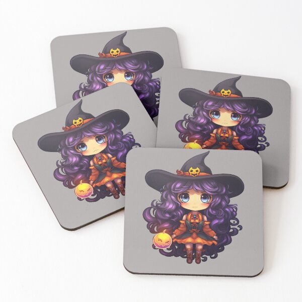 Item preview, Cute halloween witch designed and sold by Wickystickers.