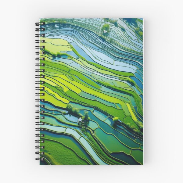Item preview, Rice fields designed and sold by JeNoStudio.