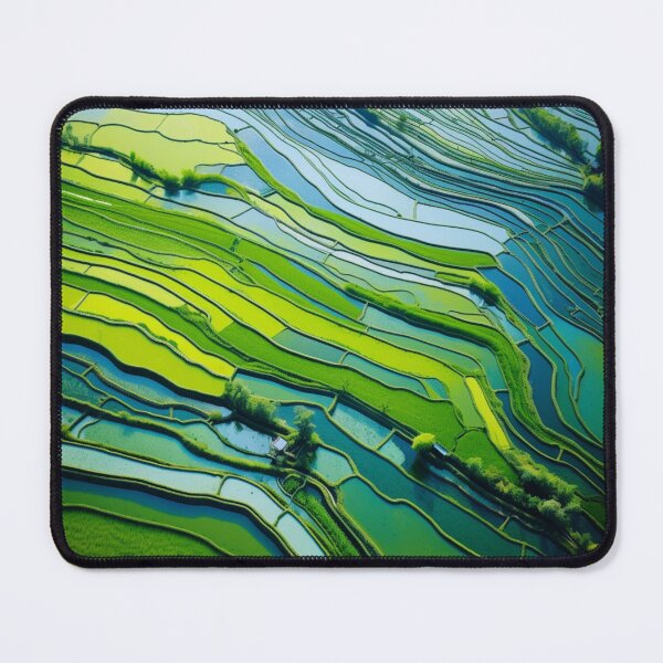 Item preview, Rice fields designed and sold by JeNoStudio.