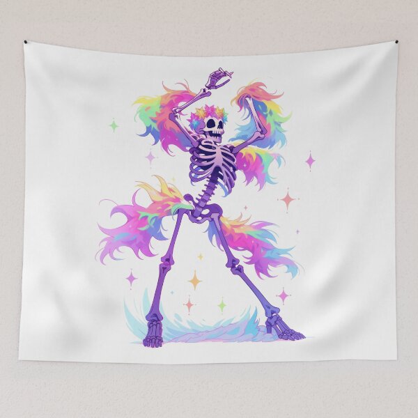 Item preview, Boney Boogie: Skeleton's Spectrum Shimmy designed and sold by KaleidoKiosk.