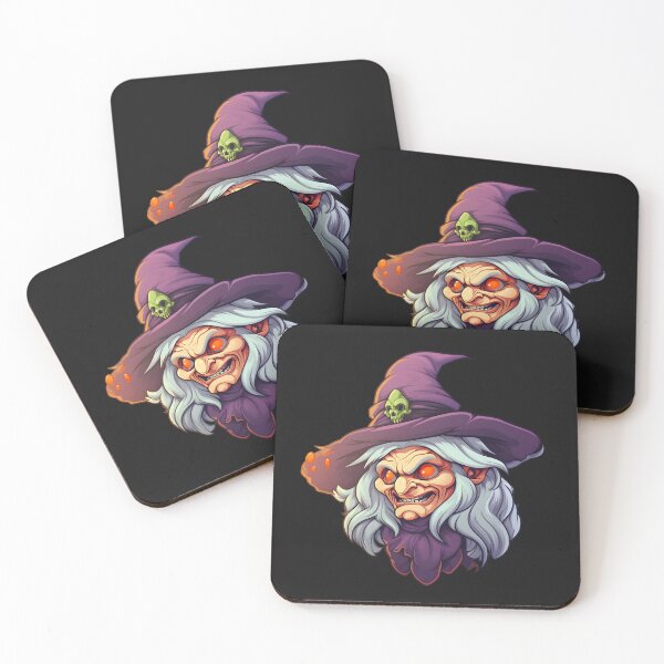 Item preview, Spooky halloween witch designed and sold by Wickystickers.