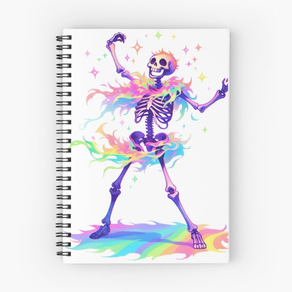 Item preview, Boney Boogie: Skeleton's Spectrum Shimmy designed and sold by KaleidoKiosk.