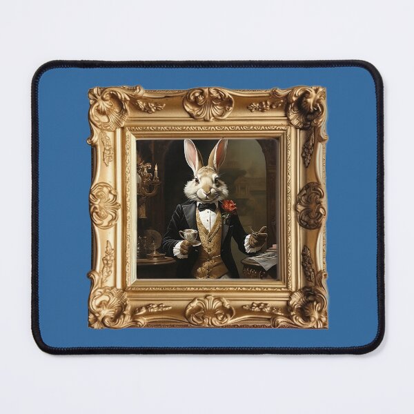 Item preview, Rabbit Portrait - Old Fashioned designed and sold by MyBunnyverse.