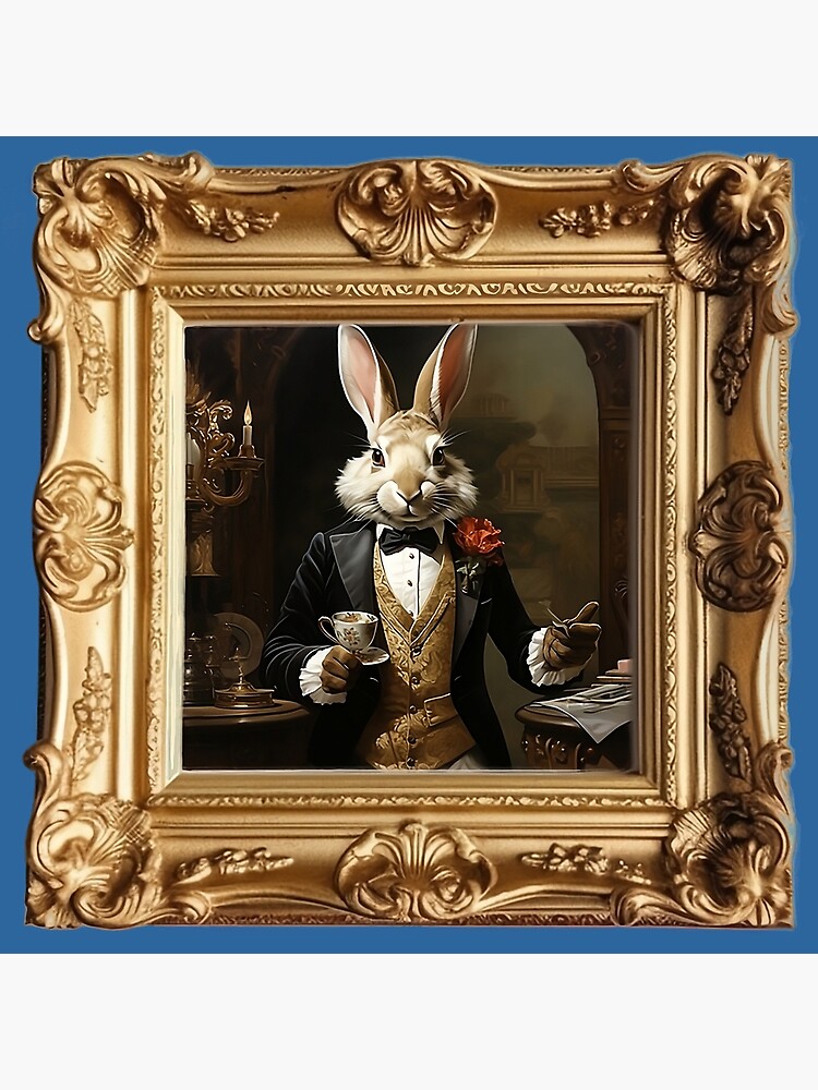 Tuxedo Rabbit Posters for Sale | Redbubble