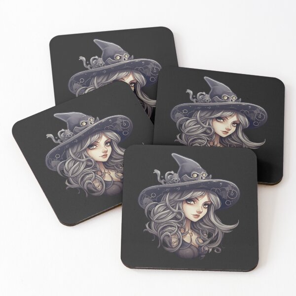 Item preview, Cute halloween witch designed and sold by Wickystickers.