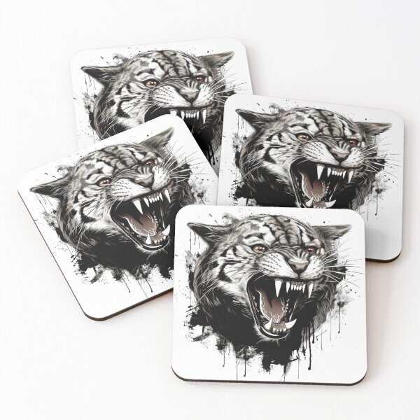 Item preview, Roaring Tiger Close-Up T-Shirt - Wild Animal designed and sold by AIPICCRAFT.