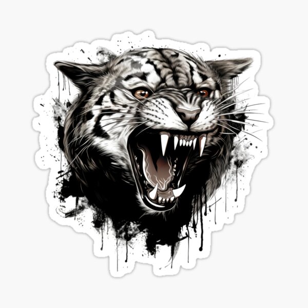 Item preview, Roaring Tiger Close-Up T-Shirt - Wild Animal designed and sold by AIPICCRAFT.