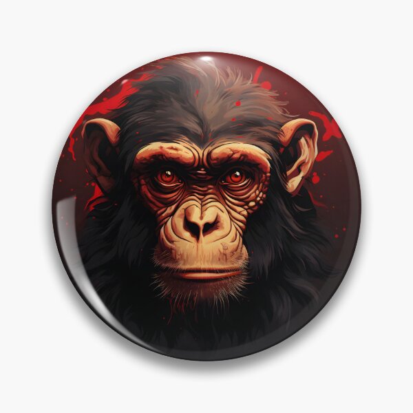 Item preview, Monkey portrait designed and sold by toaderbogdan88.