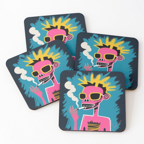 Item preview, NFT Funny Cartoon Smoking Weed Art designed and sold by itzbart.