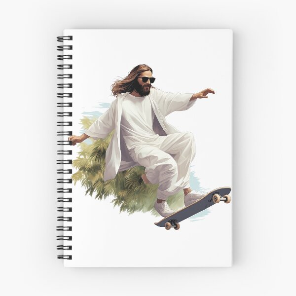 Item preview, Jesus Riding a Skateboard designed and sold by LucasMinimal.
