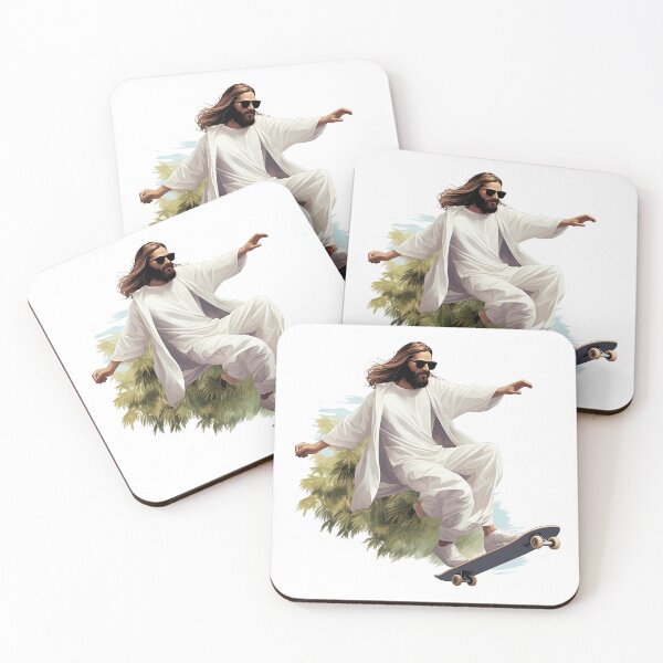 Item preview, Jesus Riding a Skateboard designed and sold by LucasMinimal.
