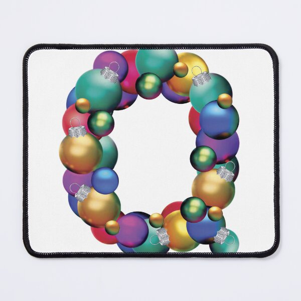 CHRISTMAS LETTER Q Mouse Pad