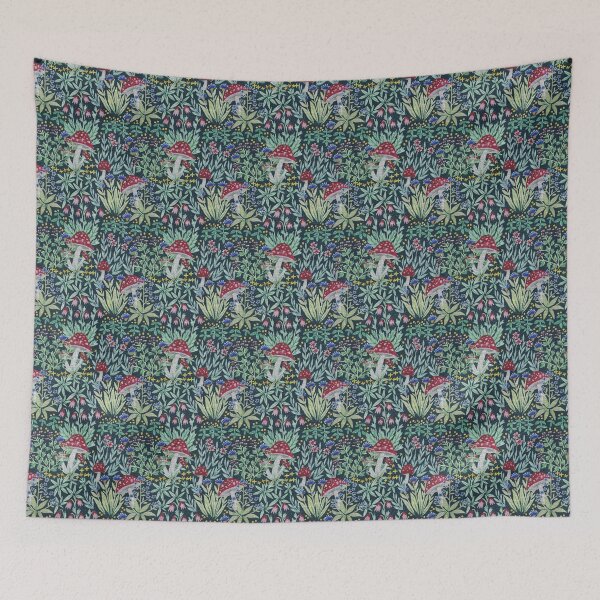 Item preview, Medieval tapestry forest pattern designed and sold by Carrot Faery Art.