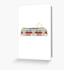 Tram Greeting Card
