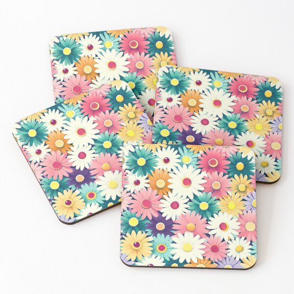 Artikelvorschau, Daisy Dreams: Skurriles Blumenmuster 1 entworfen und verkauft von The Digital Compass.