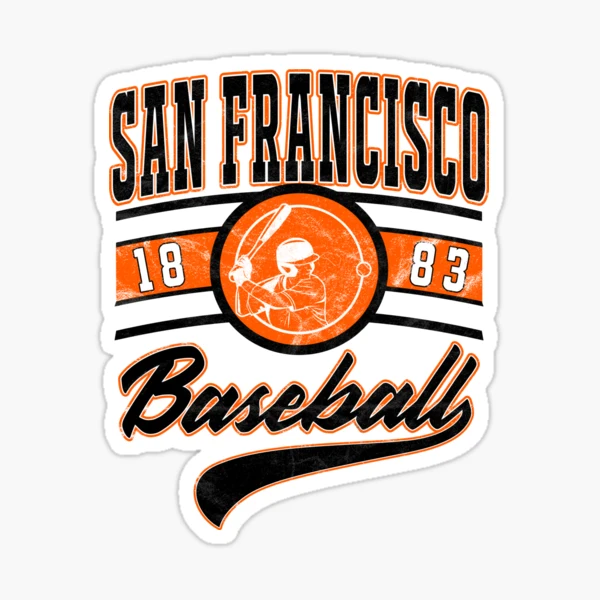 San Francisco Giants by © Purkins Originals Sticker for Sale by Purkins