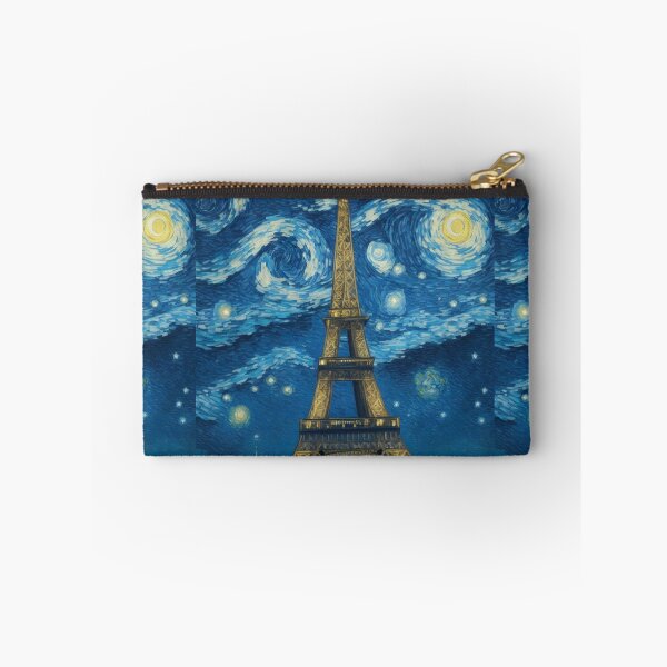 Item preview, Starry night in Paris Van Gogh Starry Night Eiffel Tower designed and sold by Vangoholic.