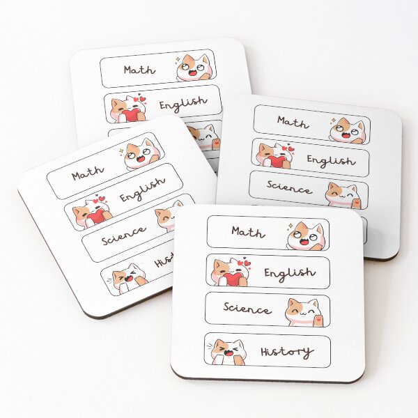 Item preview, School Subjects Pack-Labels designed and sold by AnimPet.