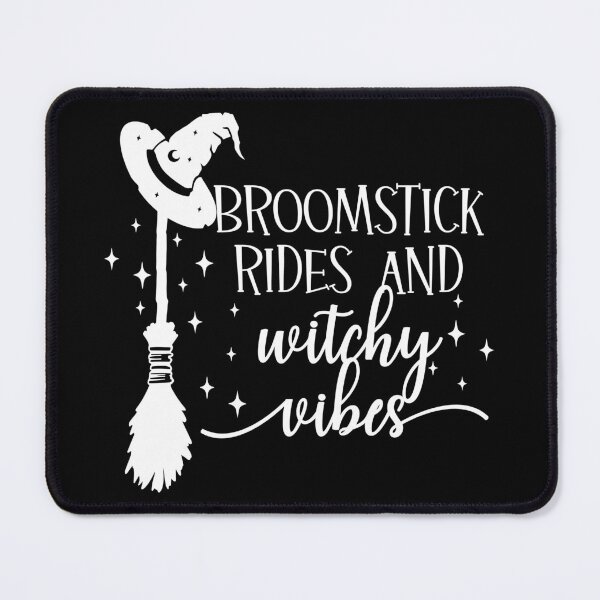 Item preview, Broomstick rides and witchy vibes - dark designed and sold by TheQuoteCo.