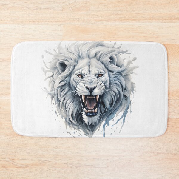 Item preview, White lion designed and sold by toaderbogdan88.