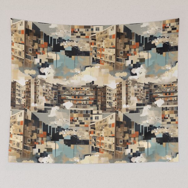 Item preview, British 1960s architecture pattern designed and sold by BOYWANDER67.
