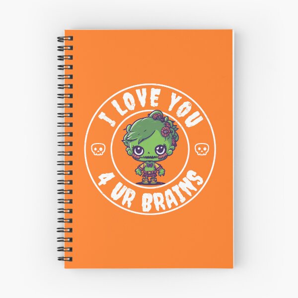 Item preview, Funny Zombie Girl - Zombie Halloween - I love you 4 ur brains designed and sold by brindled.