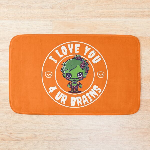 Item preview, Funny Zombie Girl - Zombie Halloween - I love you 4 ur brains designed and sold by brindled.