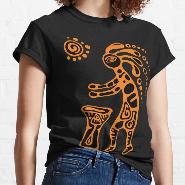 orange Schamane Classic T-Shirt