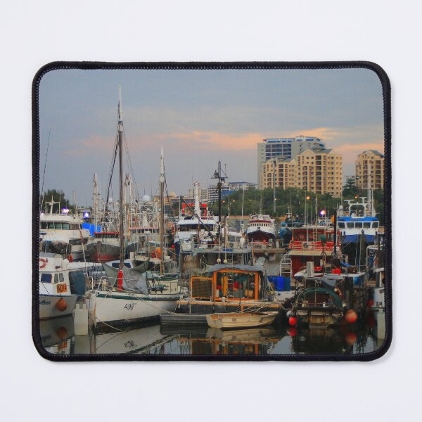 Item preview, Darwin fishing boats, evening, Australia designed and sold by FranWest.