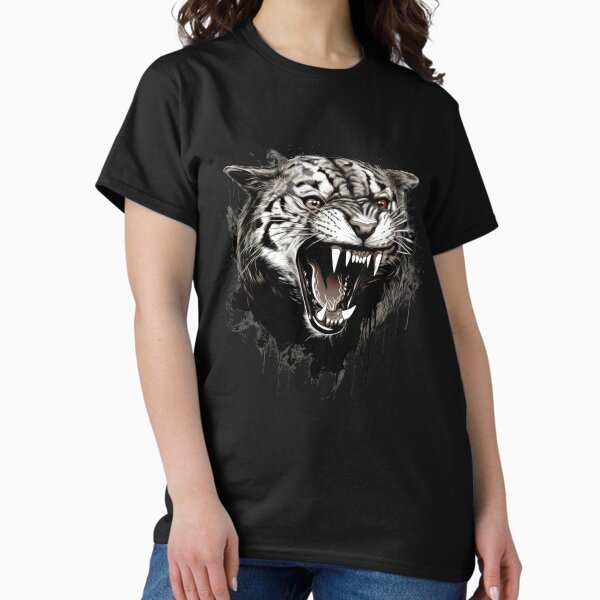 Item preview, Roaring Tiger Close-Up T-Shirt - Wild Animal designed and sold by AIPICCRAFT.