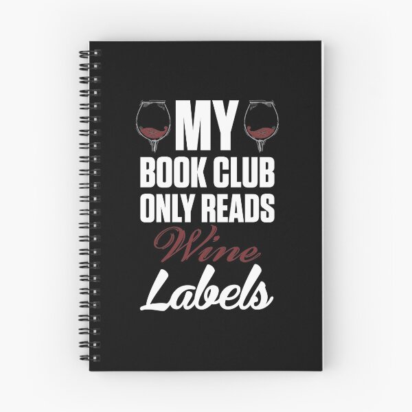 Item preview, My Book Club Only Reads Wine Labels  designed and sold by BUBLTEES.