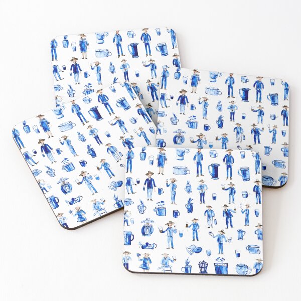 Item preview, Seamless pattern with men designed and sold by LazyLifestyle.