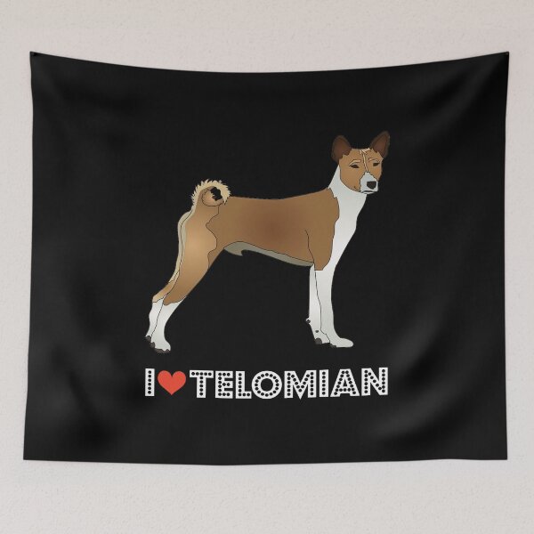 Item preview, I Love Telomian - Telomian Dog Lover designed and sold by Allomensiaa.