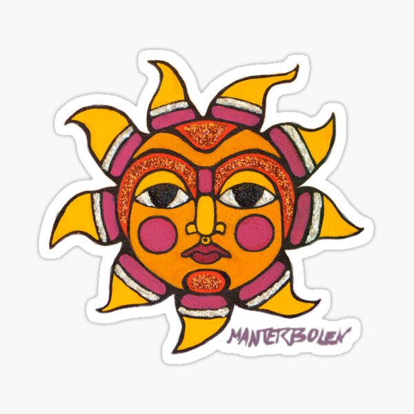 Caiman World Tree (sun detail) Sticker