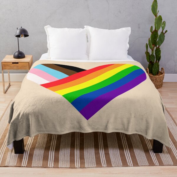 Item preview, Progress Pride Flag Heart New designed and sold by NYXFN.