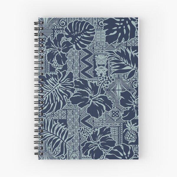 Item preview, Blue Hawaiian Hibiscus Tapa designed and sold by J Marielle Designs.