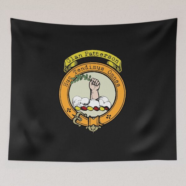 Item preview, Patterson Clan Surname crest designed and sold by BagTown Clans.