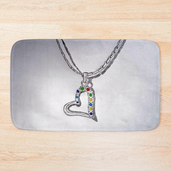 Item preview, The shape locket and chain pencil and color sketch designed and sold by MubaraksArt.