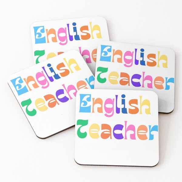 Item preview, colorful and fun english teacher design designed and sold by language-des.