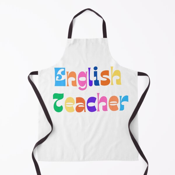 Item preview, colorful and fun english teacher design designed and sold by language-des.