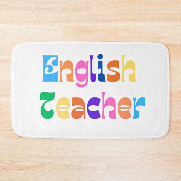 Item preview, colorful and fun english teacher design designed and sold by language-des.