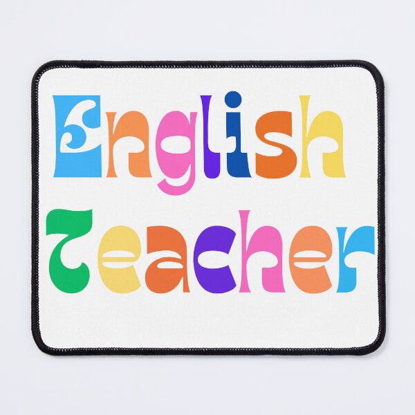 Item preview, colorful and fun english teacher design designed and sold by language-des.