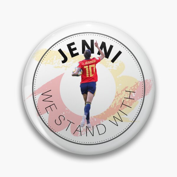 Item preview, Jenni Hermoso World Soccer Champion, We Stand With designed and sold by Monies-Designs.