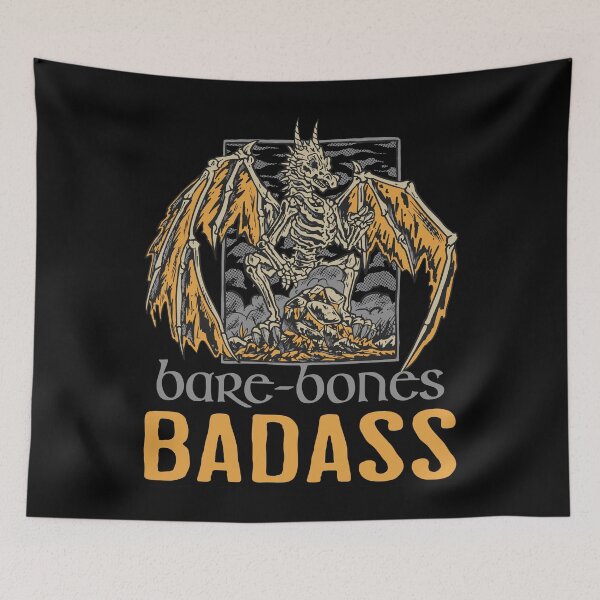 Item preview, Dragon Skeleton: Bare-Bones Badass. Halloween RPG lovers gift designed and sold by Zanda-Nerd-Shop.
