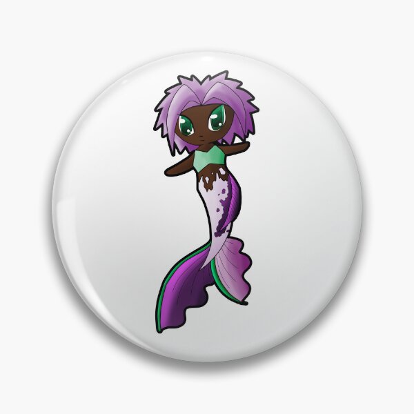 Item preview, Lavender Field Sleek Finned Mermaid designed and sold by DreamPiggle.