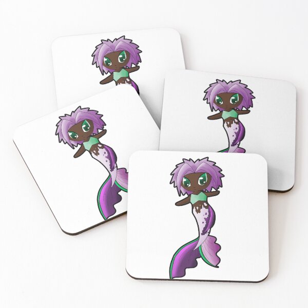 Item preview, Lavender Field Sleek Finned Mermaid designed and sold by DreamPiggle.