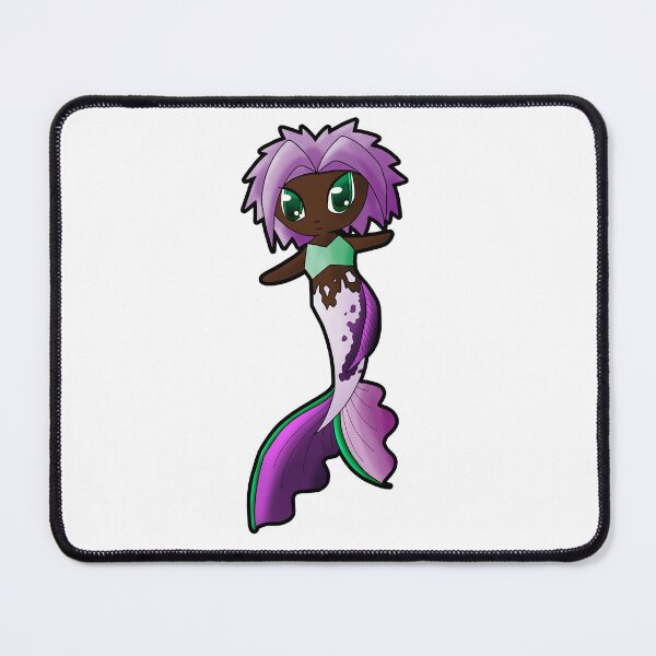 Item preview, Lavender Field Sleek Finned Mermaid designed and sold by DreamPiggle.
