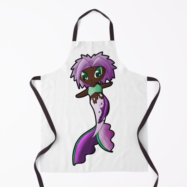 Item preview, Lavender Field Sleek Finned Mermaid designed and sold by DreamPiggle.