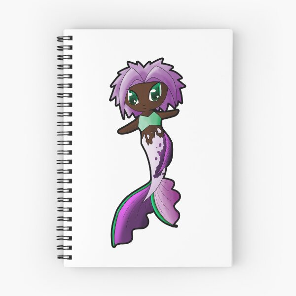 Item preview, Lavender Field Sleek Finned Mermaid designed and sold by DreamPiggle.